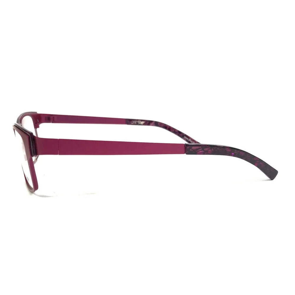 J.F. Rey Eyeglasses Frames JF2552 8585 Fuchsia Plum Pink Purple Brown 50-19-138